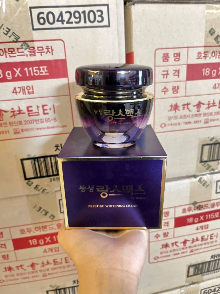 Rangs Max Prestige Whitening Cream – Korean Brightening & Moisturizing Face Cream